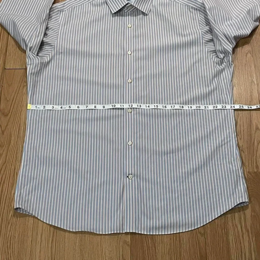 Banana Republic Men’s XL Long Sleeve Button Down Shirt Non-Iron Slim Fit Striped